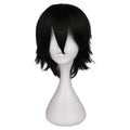 Free Haruka Nanase Short Black Anime Wigs 159B